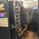 韩国原装斗山HM500双工位卧加 FANUC31i系统 BT50齿轮.